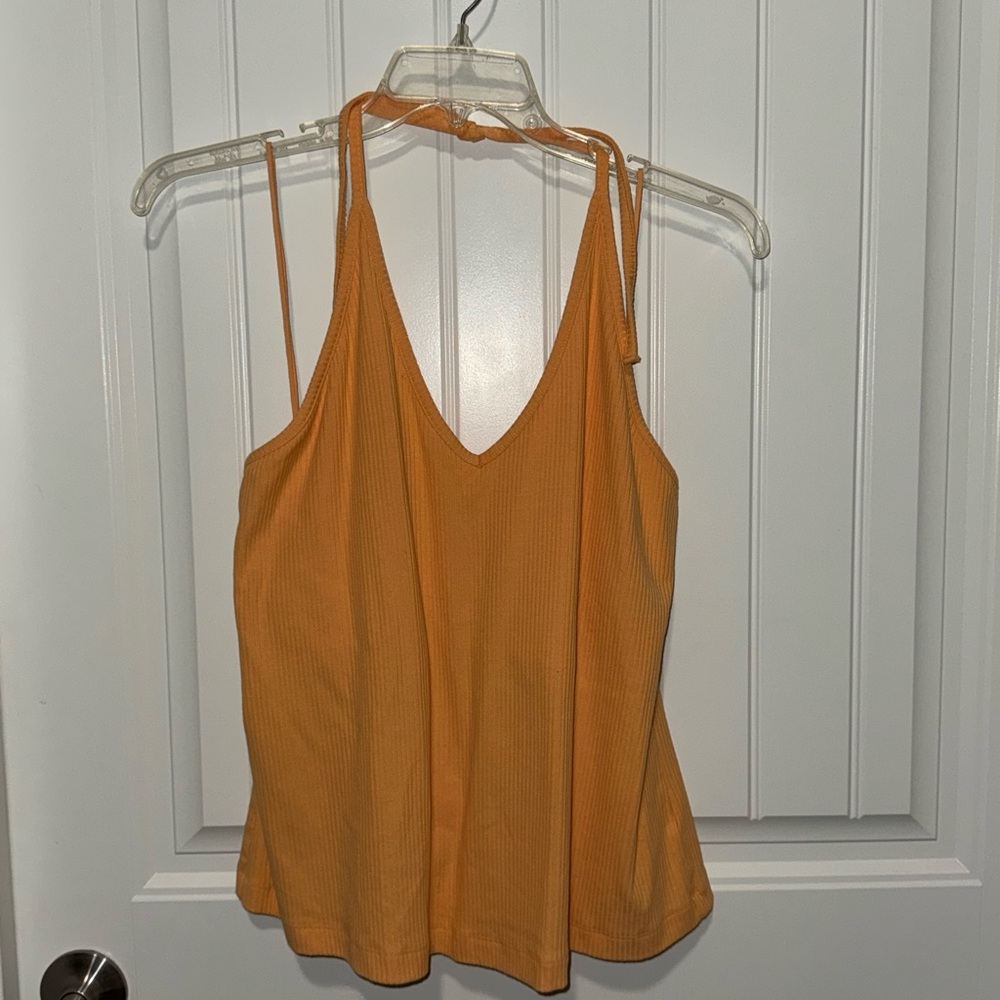 Orange Halter Top